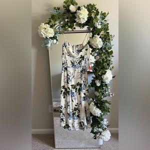 Reformation Juliette Dress in riviera